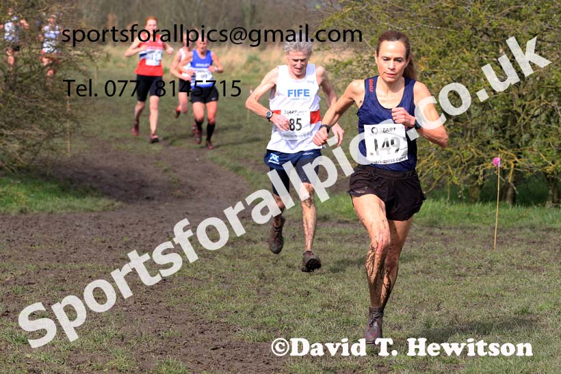 Womens and Mens 65+ in the 2023 BMAF Cross Country Champs., Wallsend. Photo: David T. Hewitson/Sports for All Pics